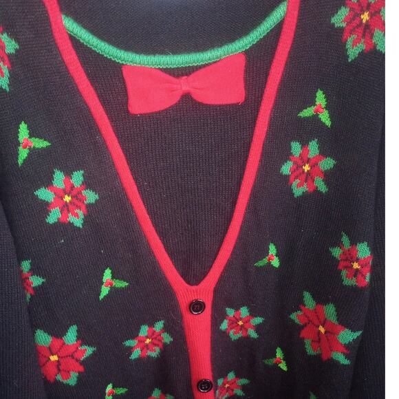 Women's Jolly Sweaters Ugly Christmas XXL Holly Holiday - Picture 2 of 3